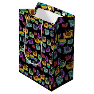Bolsa De Regalo Mediana Caracoles arcoiris