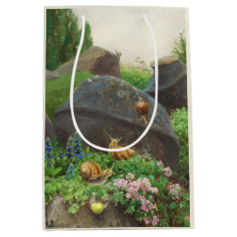 Bolsa De Regalo Mediana Caracoles en un jardín (por H.A. Brendekilde)