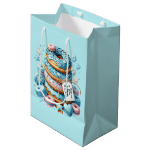 Bolsa De Regalo Mediana Cariño, es un niño fiesta de donut