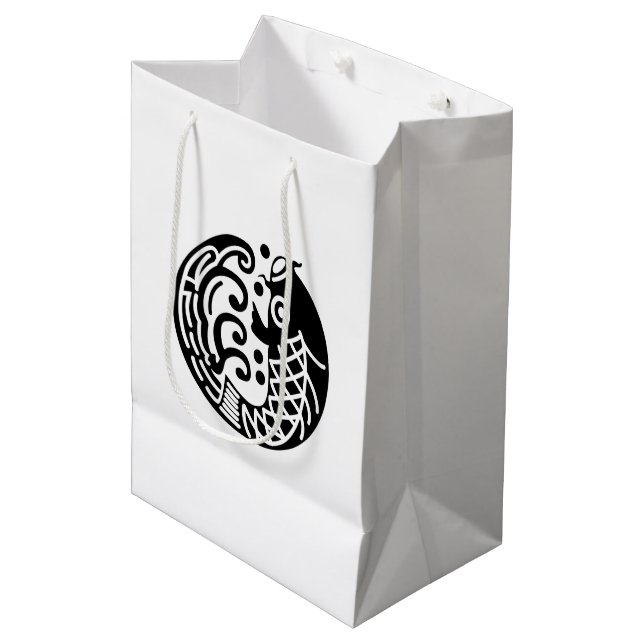 Bolsa De Regalo Mediana Carpa y oleaje (Angulo Anverso)