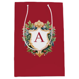 Bolsa De Regalo Mediana Carta monográfica de Navidades elegantes
