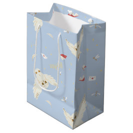 Bolsa De Regalo Mediana Cartas y Libros de Correo de Hedwig Búho Patrón