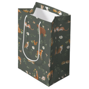 Bolsa De Regalo Mediana Cartel de bienvenida para baby shower de animales