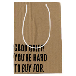 Bolsa De Regalo Mediana Cartón de cartón ondulado con texto de cumpleaños