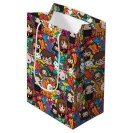 Bolsa De Regalo Mediana Cartoon Harry Potter Character Toss Pattern