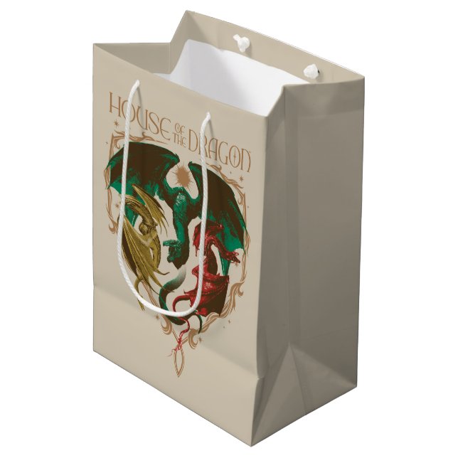 Bolsa De Regalo Mediana Casa del Dragón | Dragon Shield (Angulo Anverso)