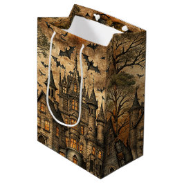 Bolsa De Regalo Mediana Casa Embrujada Vintage (2)