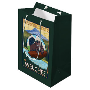 Bolsa De Regalo Mediana Castor y capilla del Mt. - Welches, Oregon