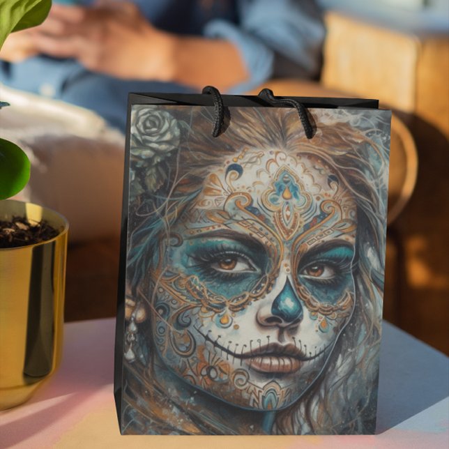 Bolsa De Regalo Mediana Catrina Azul (Subido por el creador)