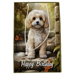 Bolsa De Regalo Mediana Cavoodle/Cavapoo Personalizado