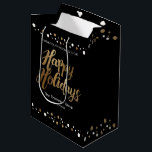 Bolsa De Regalo Mediana "Celebración elegante" - Festividad corporativa<br><div class="desc">Presentando "Celebración Elegante", una serie de bolsas de regalo personalizados diseñadas para añadir un toque sofisticado a la fiesta de vacaciones de Navidades de tu empresa. Estas bolsas son perfectas para presentar regalos a clientes, empleados, amigos y familia, mostrando una mezcla de elegancia y alegría festiva. Cada bolsa de regalo...</div>