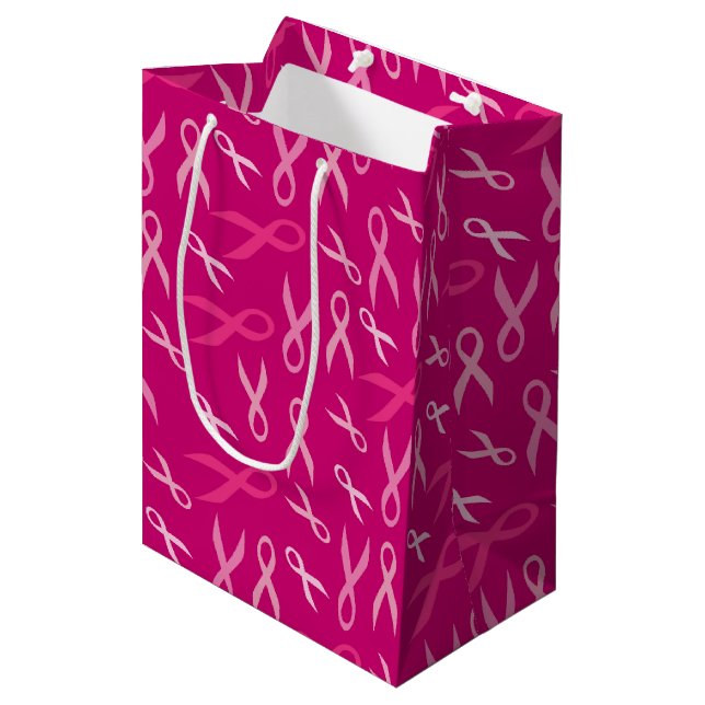 Bolsa De Regalo Mediana Celebrar el evento rosa (Angulo Anverso)