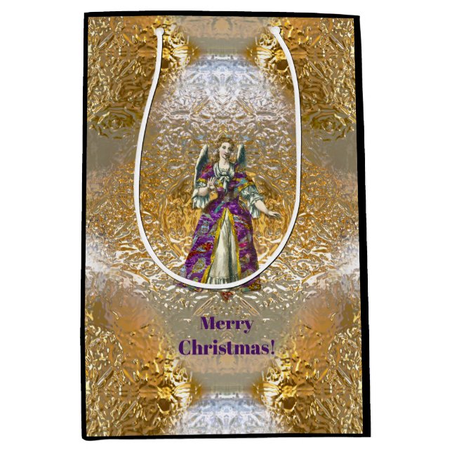 Bolsa De Regalo Mediana Celestial Ángel de la Luz  (Anverso)