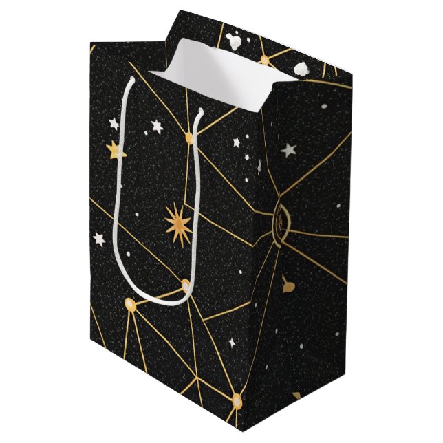 Bolsa De Regalo Mediana Celestial Constellation Star Pattern (3) (Angulo Anverso)