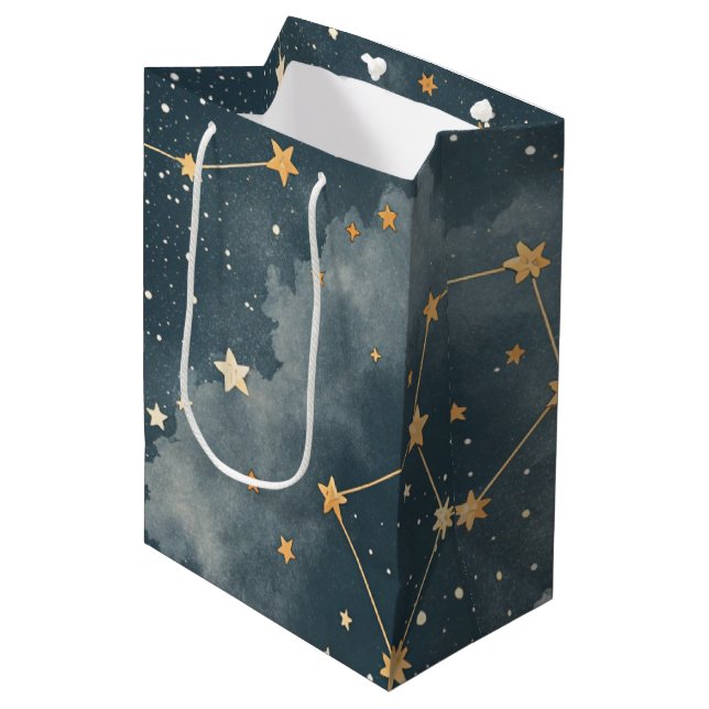 Bolsa De Regalo Mediana Celestial Constellation Star Pattern (4) (Angulo Anverso)