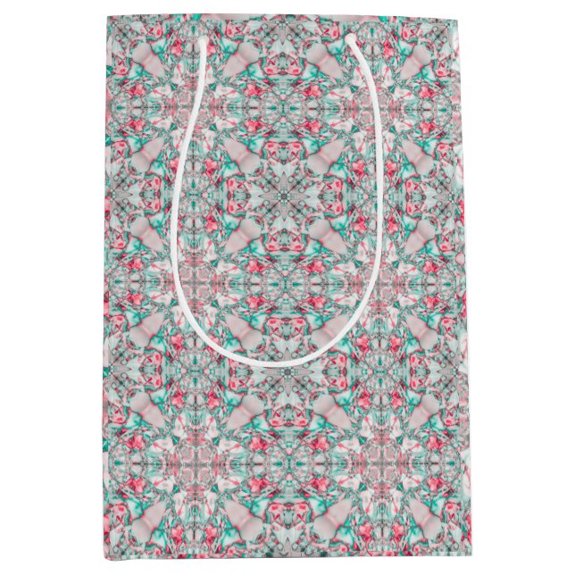 Bolsa De Regalo Mediana Celestial Lace Mosaic (Anverso)