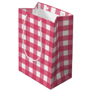 Bolsa De Regalo Mediana Cerise gingham