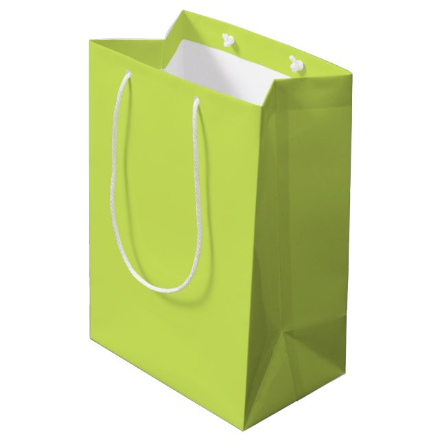 Bolsa De Regalo Mediana Chartreuse Greenery (Angulo reverso)