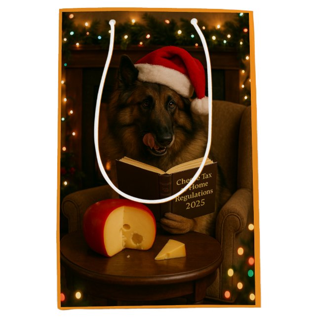 Bolsa De Regalo Mediana Cheese Tax Christmas gift bag - Tervuren  (Anverso)