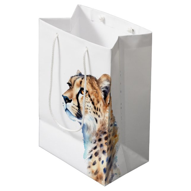 Bolsa De Regalo Mediana Cheetah (Angulo Anverso)