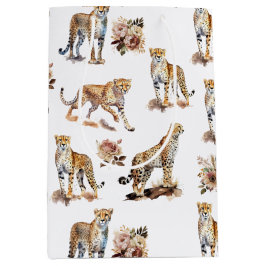 Bolsa De Regalo Mediana Cheetahs Floral