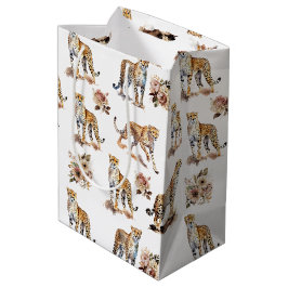 Bolsa De Regalo Mediana Cheetahs Floral