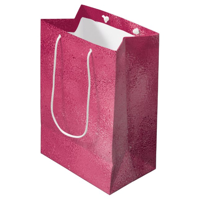 Bolsa De Regalo Mediana Chic Glam Rosa Despedida (Angulo Anverso)