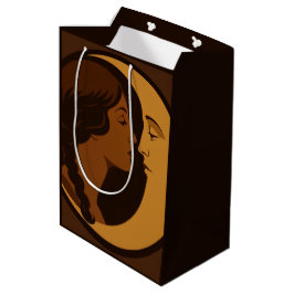 Bolsa De Regalo Mediana Chica Art Déco Gótica y Luna Creciente