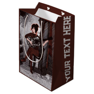 Bolsa De Regalo Mediana Chica con guitarra
