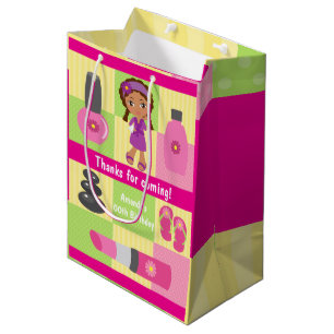 Bolsa De Regalo Mediana Chica Spa cumpleaños fiesta de bienvenida