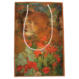 Bolsa De Regalo Mediana Chicas con lapachos rojos (de George Henry)