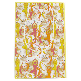 Bolsa De Regalo Mediana Chicas de Yoga Feliz Baile