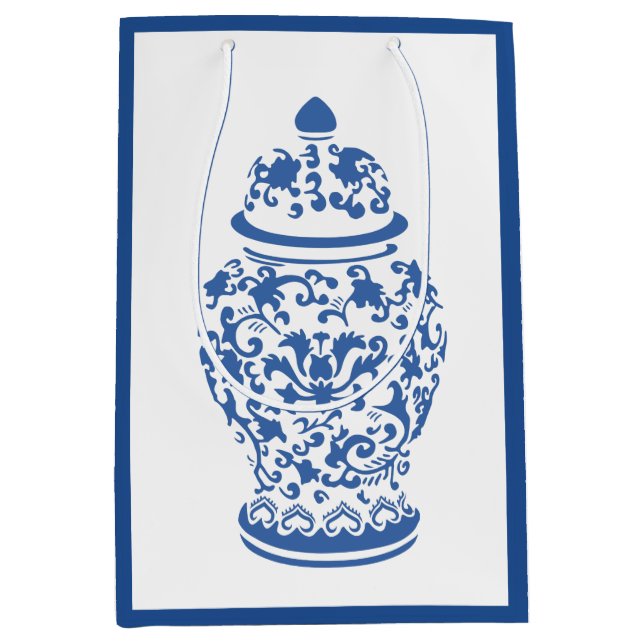 Bolsa De Regalo Mediana Chinoiserie Moda GingerJar (Anverso)