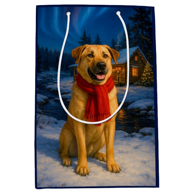 Bolsa De Regalo Mediana Chinook Holiday Card (Anverso)