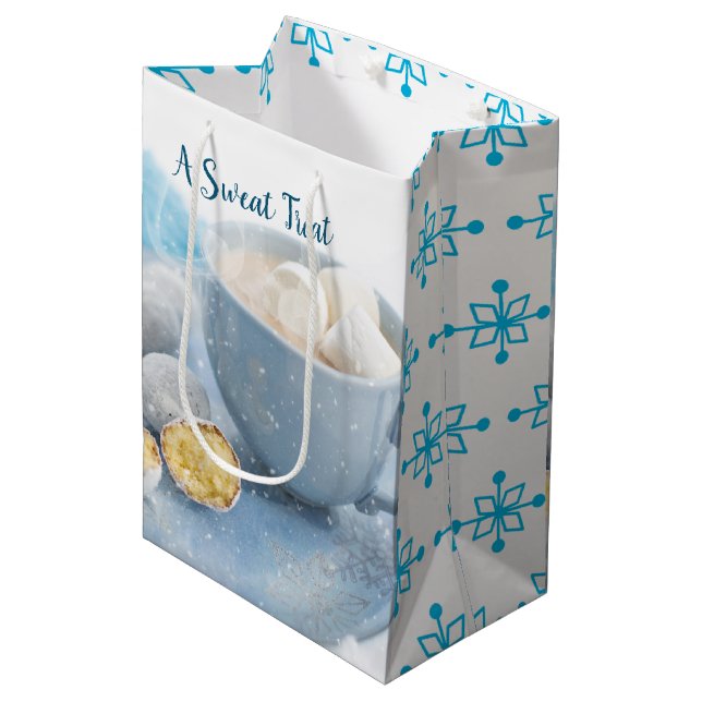 Bolsa De Regalo Mediana Chocolate Y Tratamientos Calientes (Angulo Anverso)