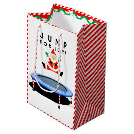 Bolsa De Regalo Mediana Christmas Holiday Party Trampoline