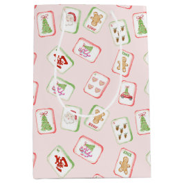 Bolsa De Regalo Mediana Christmas Mahjong Tiles