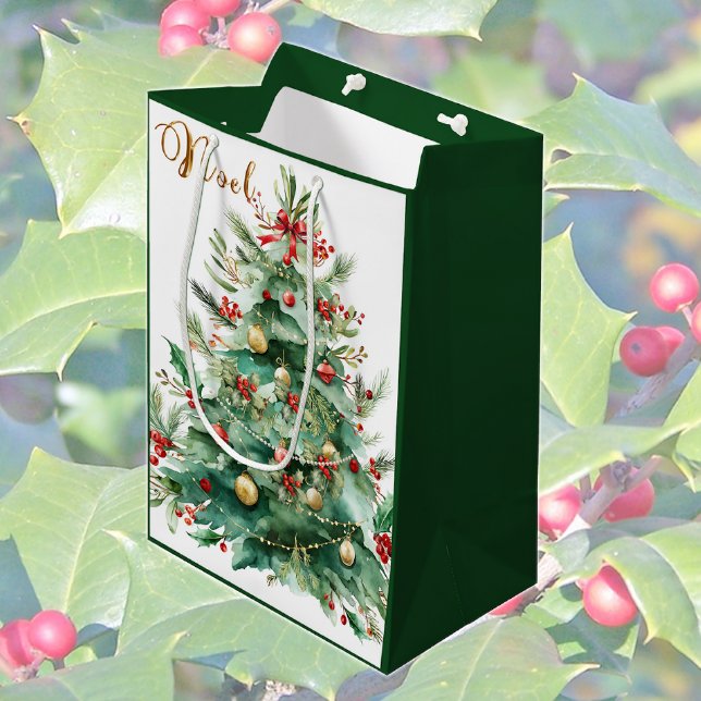 Bolsa De Regalo Mediana Christmas Tree Gift Bag (Subido por el creador)