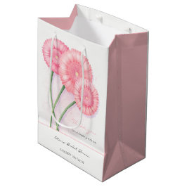Bolsa De Regalo Mediana Chrysanthemum Peach Bridal Shower