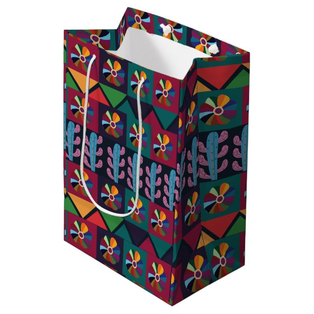 Bolsa De Regalo Mediana Cinco De Mayo Mexicano (Angulo Anverso)