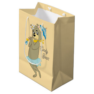 Bolsa De Regalo Mediana Cindy Bear Holding Parasol