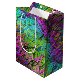Bolsa De Regalo Mediana circuito anodizado de titanio arco iris: