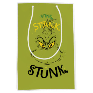 Bolsa De Regalo Mediana Cita del Señor Grinch: Hedor Hedor Hedor