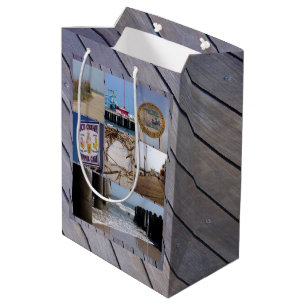 Bolsa De Regalo Mediana Ciudad atlántica - Collage de fotos