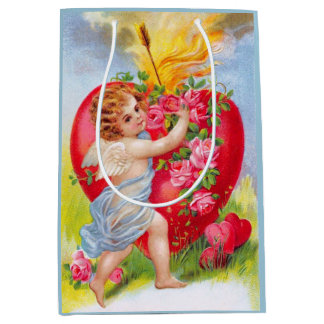Bolsa De Regalo Mediana Clapsaddle: Querube del amor