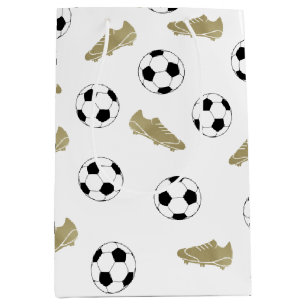 Bolsa De Regalo Mediana Clásica moderna de fútbol limpia bola