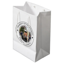 Bolsa De Regalo Mediana Clásico Redondo Licenciado Escritura Moderna
