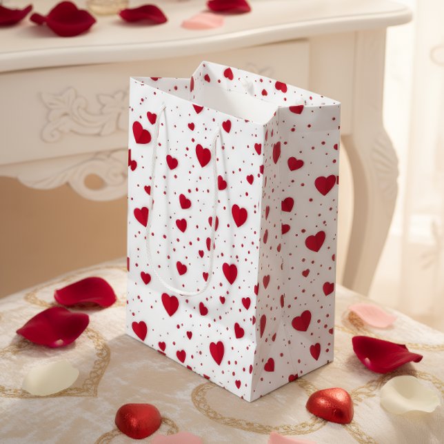 Bolsa De Regalo Mediana Classic Valentine Hearts Gift Bag (Subido por el creador)