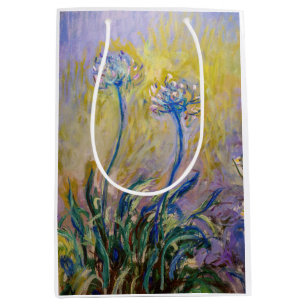 Bolsa De Regalo Mediana Claude Monet - Agapanthus