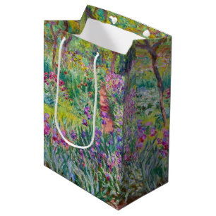 Bolsa De Regalo Mediana Claude Monet - El jardín del Iris en Giverny